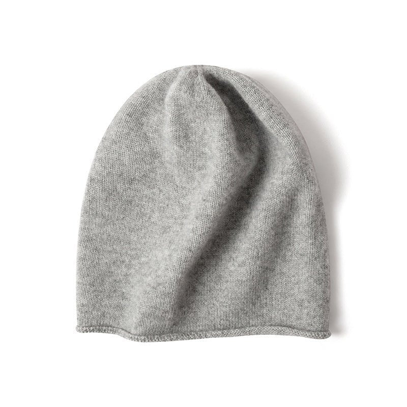 100% Cashmere Beanie Hat Warm Cashmere Skid Keps för vintern - Bild 5