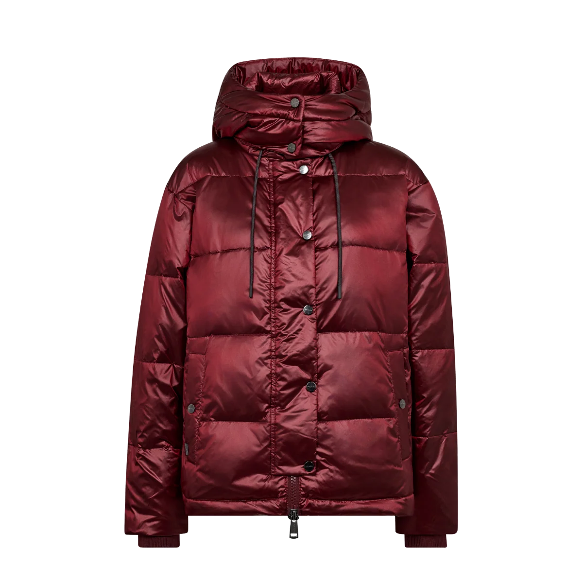 MMJilly Metallic Down Jacket - Cabernet