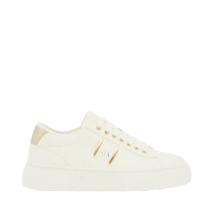 Sneaker - Off White/Pale Gold