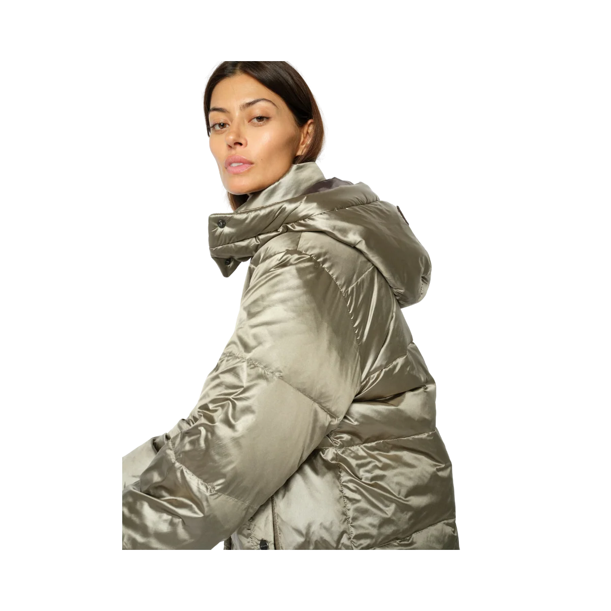 MMJilly Metallic Down Jacket - Brindle - Bild 3