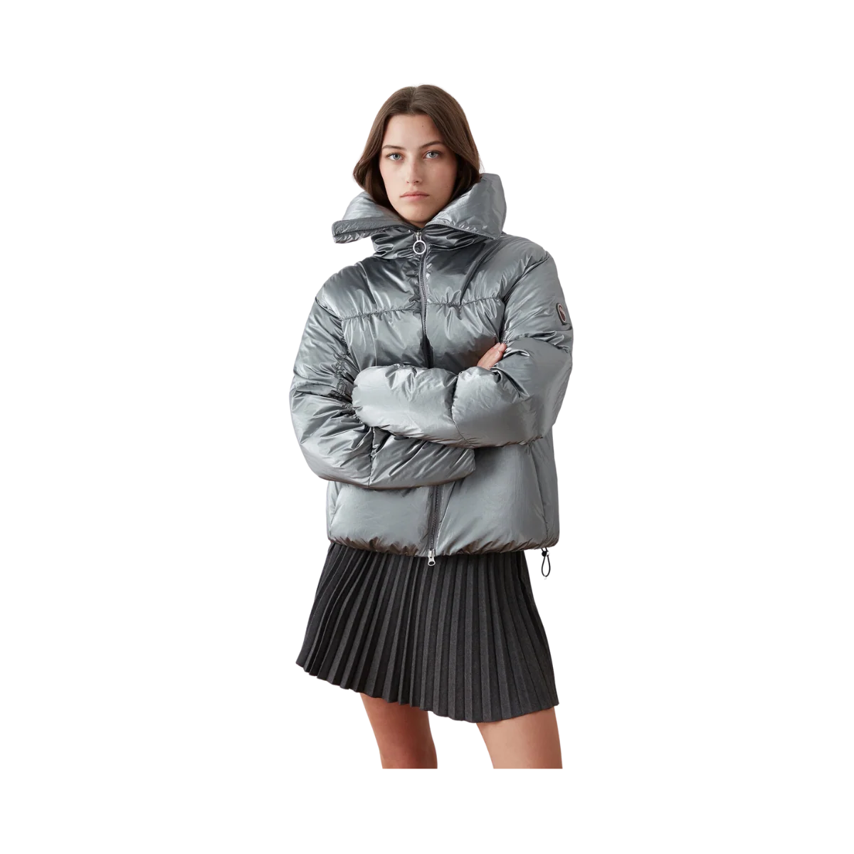 LADIES DOWN JACKET - Silver - Bild 4