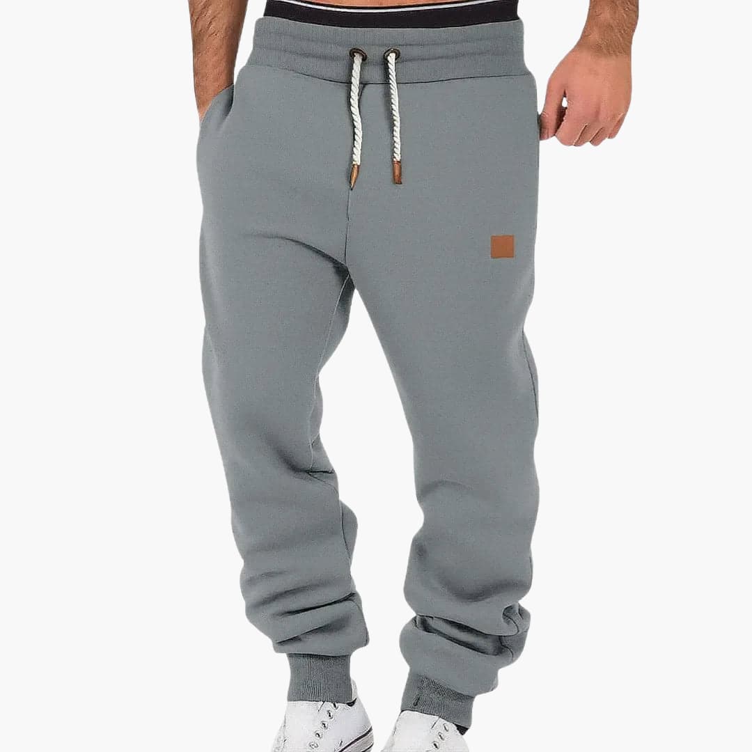 Herrjoggers med dragsko i midjan och sidofickor - Bild 2