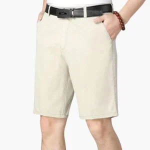 Kort herrshorts med dragkedja