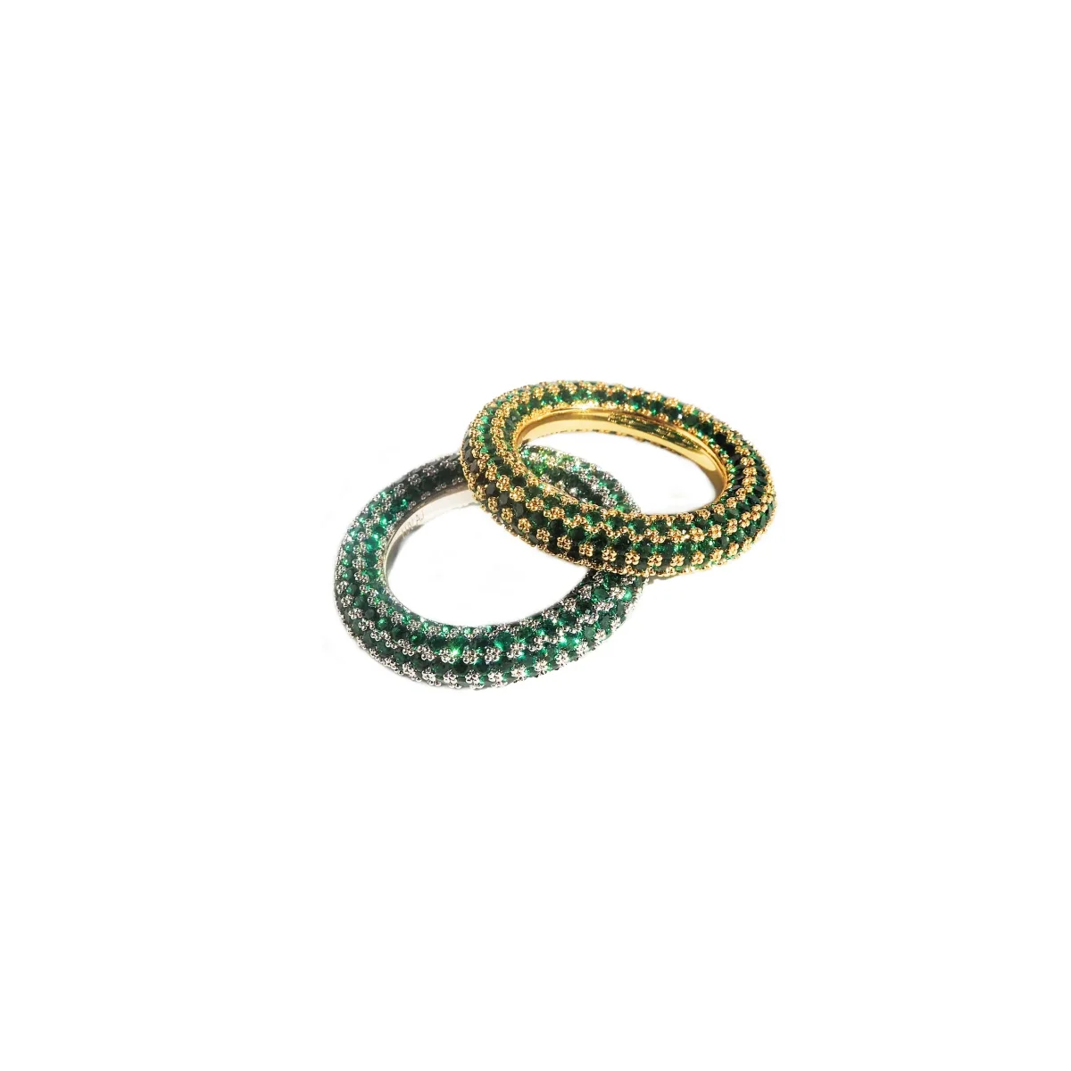 Pave Amalfi Ring - Green - Bild 4