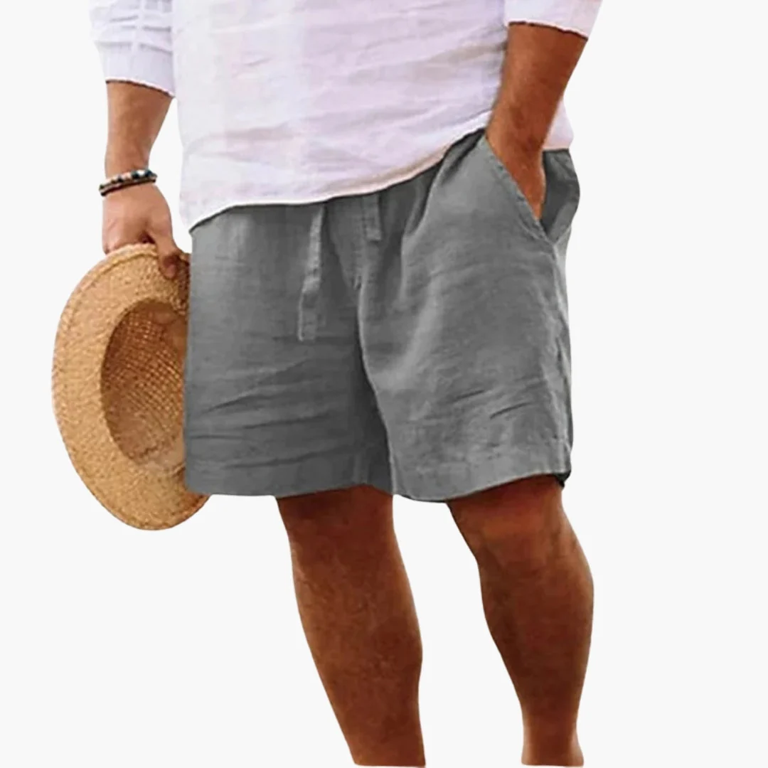 Shorts för män med sidofickor och dragsko - Bild 4