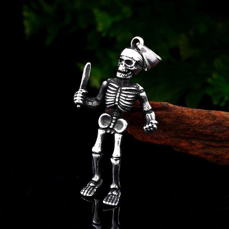 Dödskalle Halsband (Stål) Skeleton Assassin - Bild 3