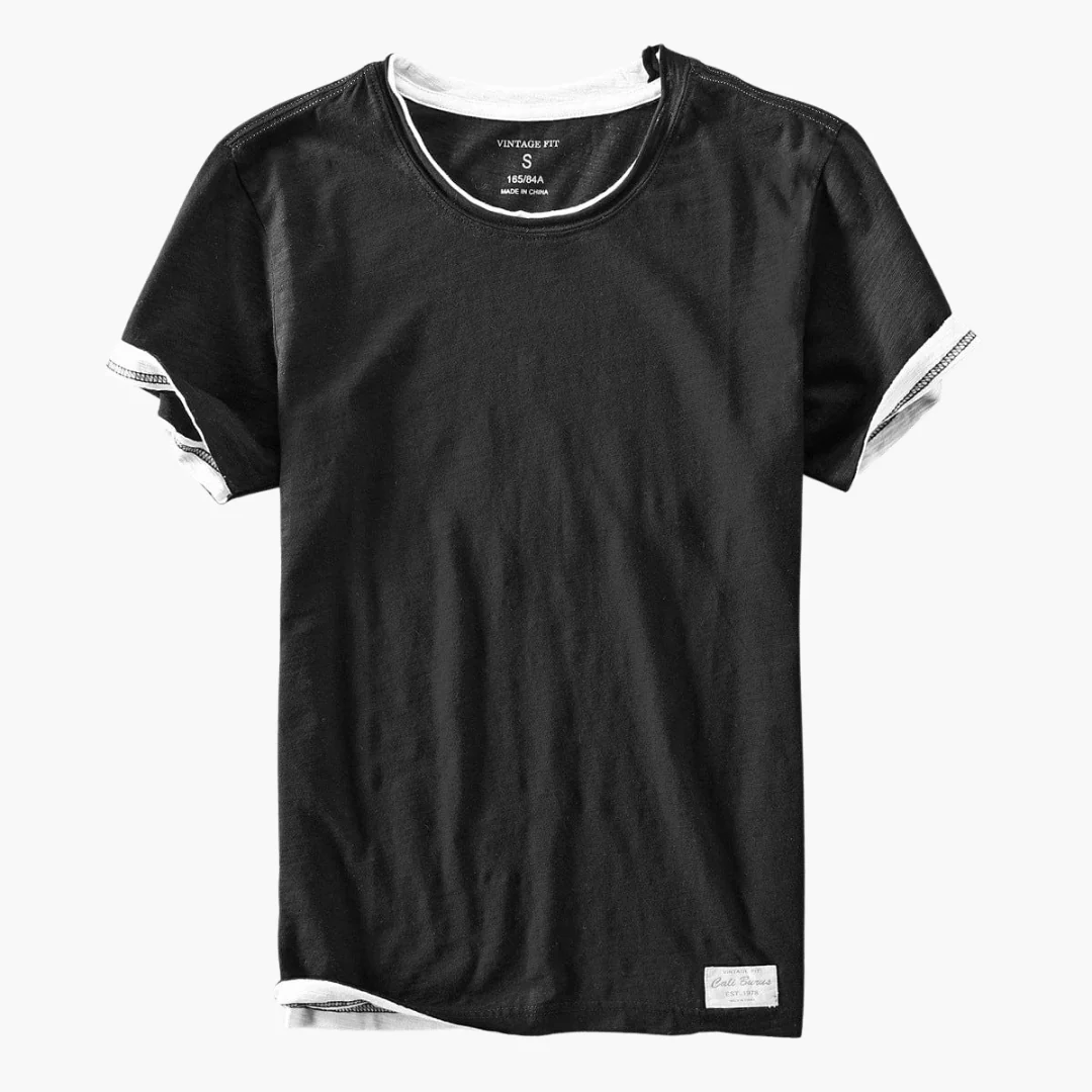 Dam-T-shirt med enkel rund halsringning - Bild 5