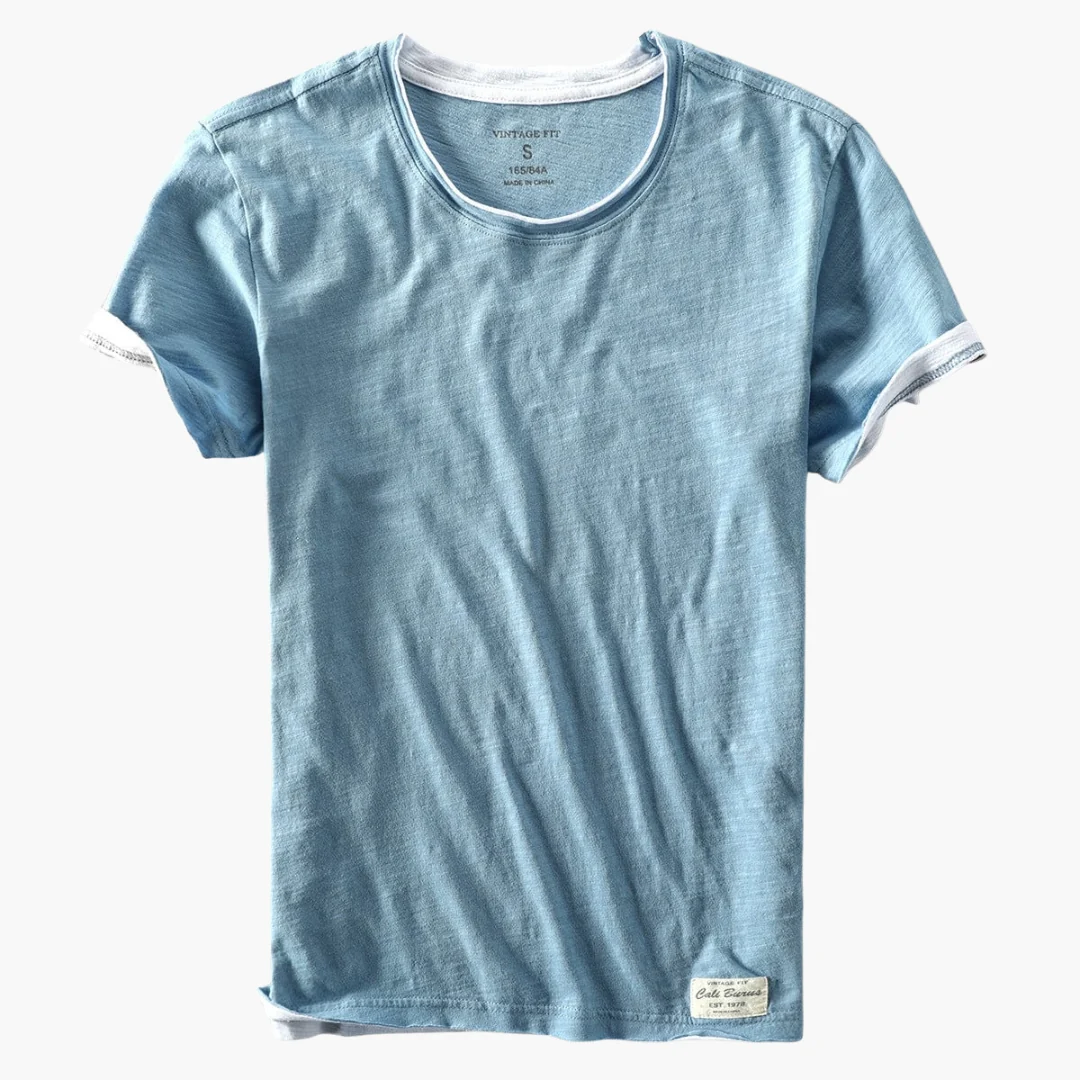 Dam-T-shirt med enkel rund halsringning - Bild 3