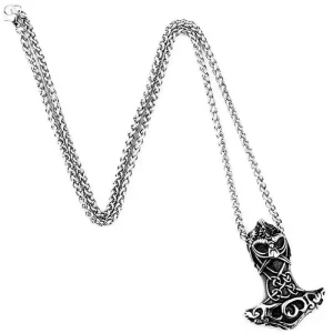 Dödskalle Halsband (Stål)  Mjölner Kranium
