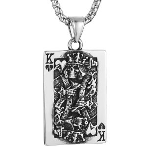 Dödskalle Halsband (Stål)  Death Is King
