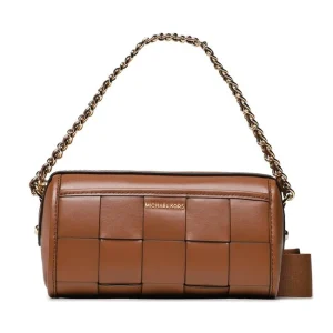 JET SET - Small Woven Barrel Crossbody Bag