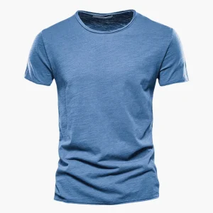 Herrarnas T-shirt med gradient och avslappnad passform för sommaren