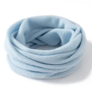 Barn färgglad Cashmere Infinity Scarf Cashmere Neck Gaiter Pure Cashmere Neck Warmer