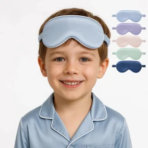 Kids Pure Silk Eye Mask Trim Silk Sleep Eye Mask för småbarn