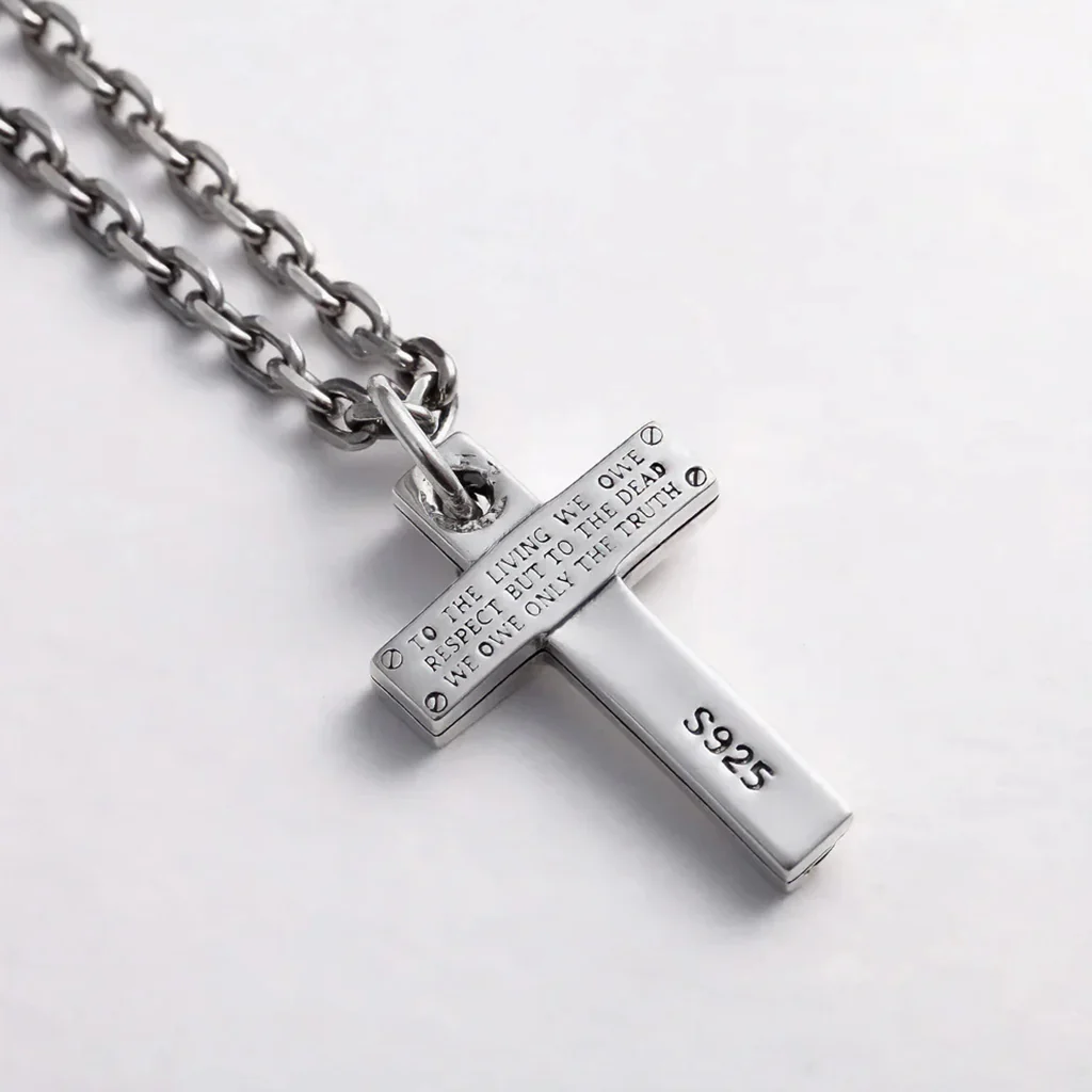 Dödskalle Halsband (Äkta Silver) The Dead Owe The Truth - Bild 5