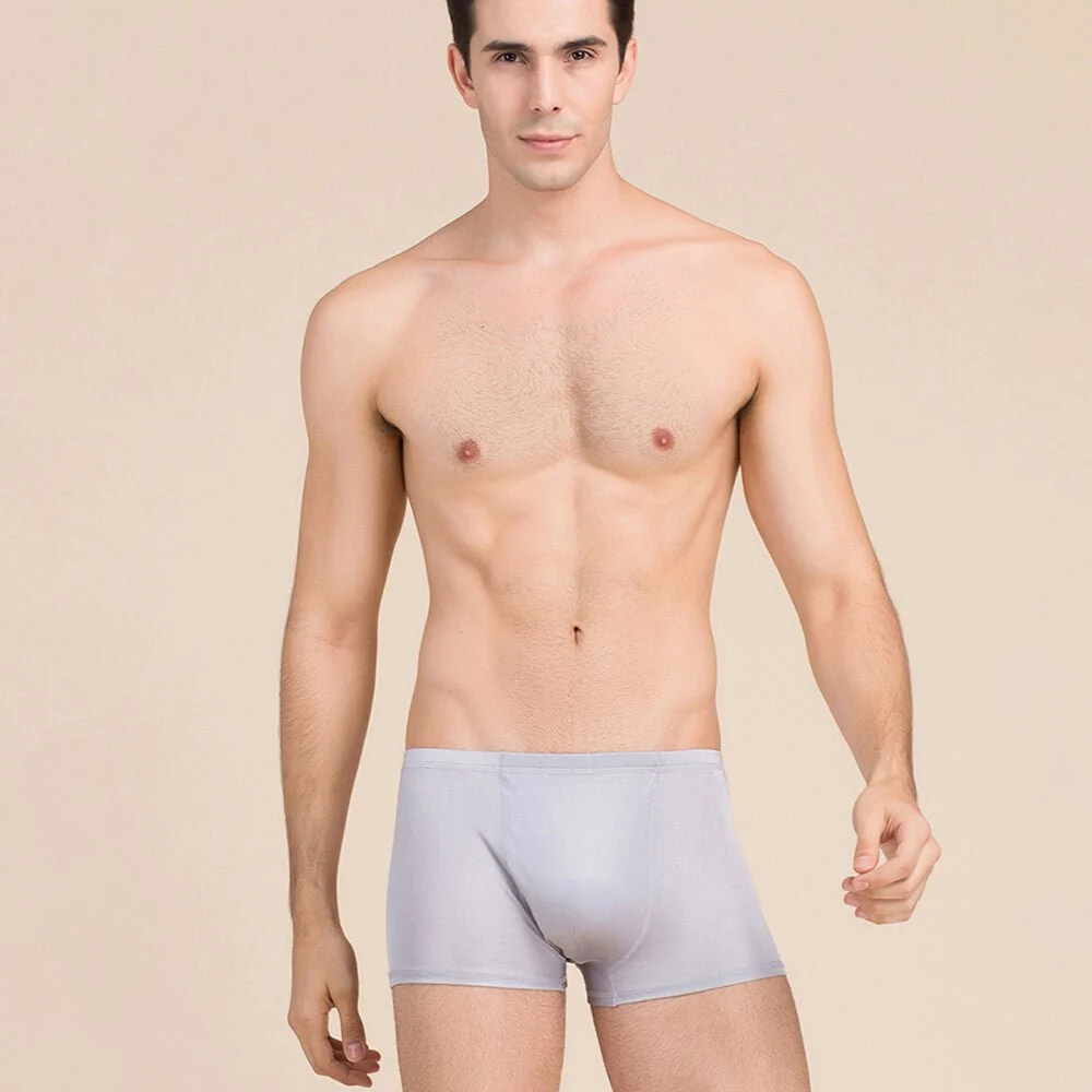 Silkboxare bryter män Silk Sticked Underwear Comfy Silk Boxer - Bild 3