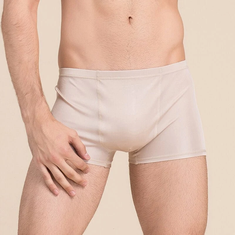 Silkboxare bryter män Silk Sticked Underwear Comfy Silk Boxer - Bild 8