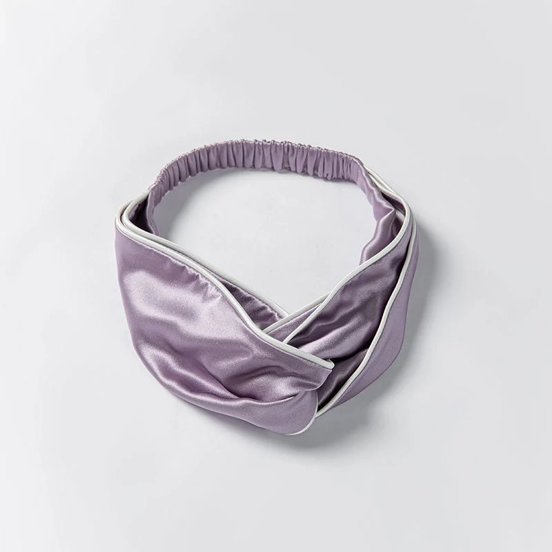 Pure Mulberry Silk Knot pannband för kvinnor - Bild 7