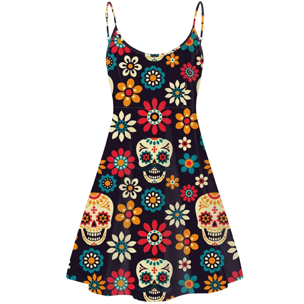 Dödskalle Klänning Mexican Skulls - Bild 2
