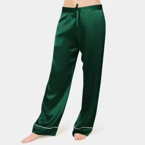 Kvinnor Silkpyjamasbyxor 100% sidenbyxor Silkbyxor